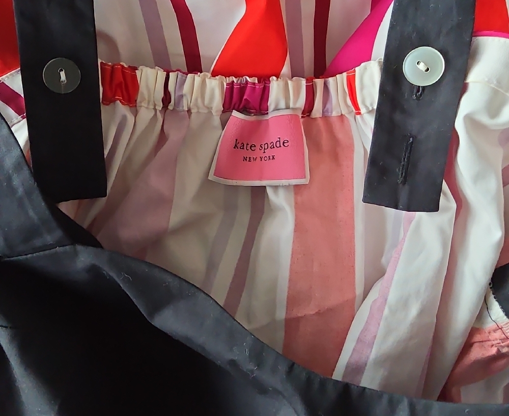 Kate Spade Black and Multicolor Striped Maxi Dress - Picture 12 of 16